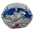Bull Rider Rodeo Lapel Pin